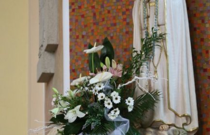 Dekoracje kościoła w Nowej Sarzynie